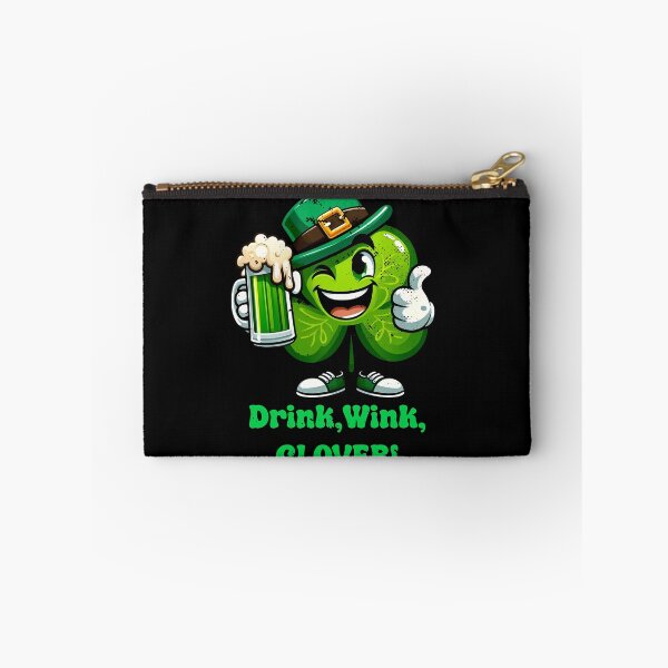 Item preview, Drinking clover "Drink, Wink, CLOVER!" designed and sold by Irbisinthebox.