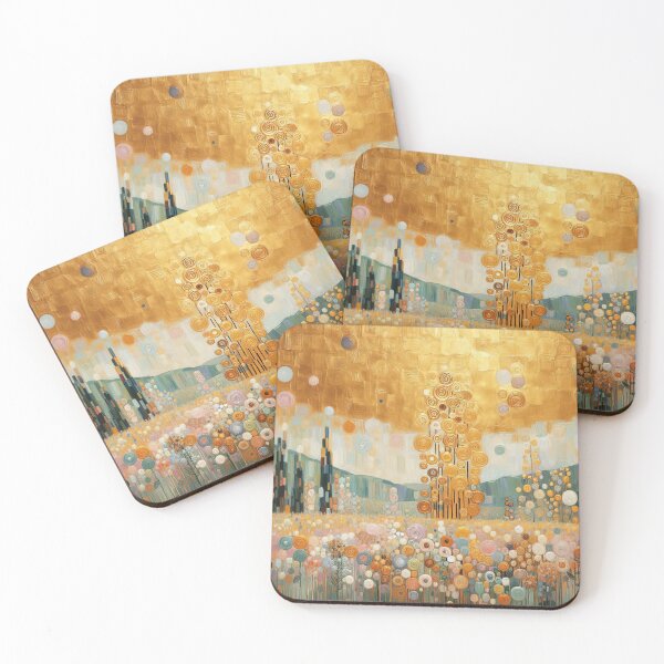 Item preview, Gustav Klimt Flower Field designed and sold by maniacfitness.