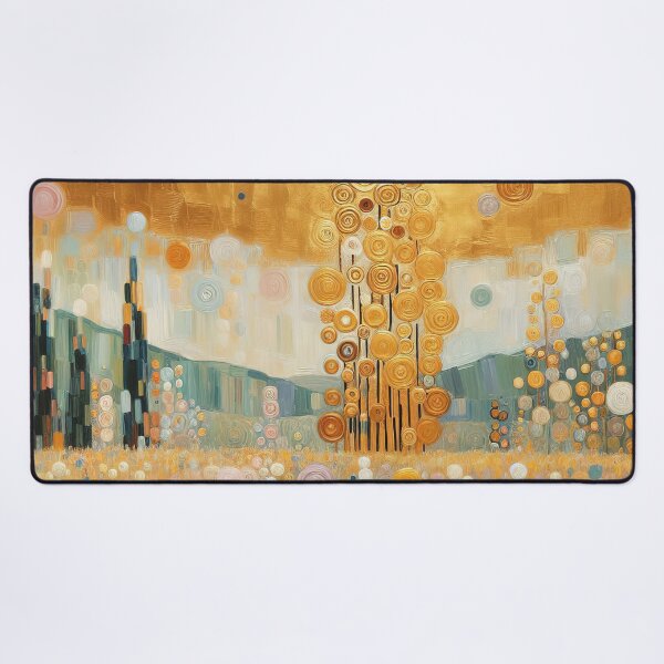 Item preview, Gustav Klimt Flower Field designed and sold by maniacfitness.