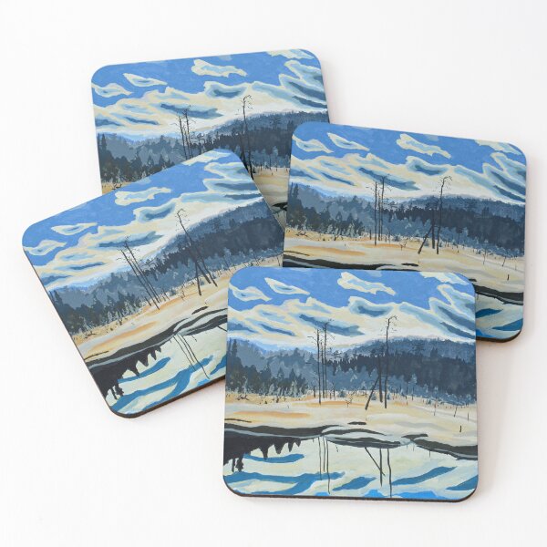 Item preview, Lodge Lake Painting designed and sold by Stephen Emms.