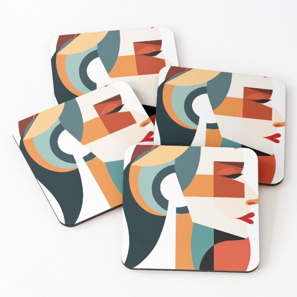 Item preview, abstract of women head designed and sold by Sahra Talal.