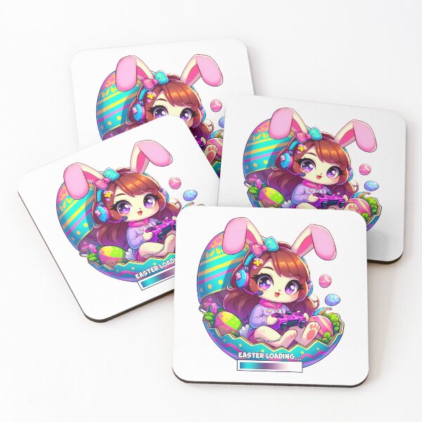 Item preview, Rabbit Girls kids Gamer Funny Video Game Bunny Easter Day designed and sold by JUSTBEELEGANT.