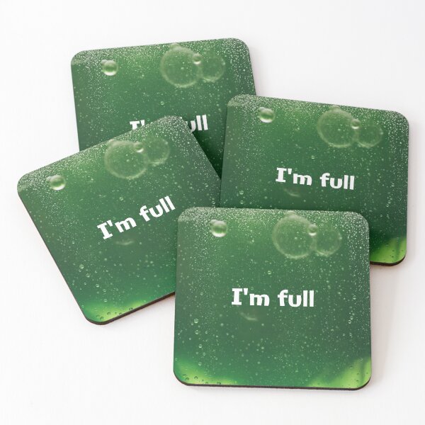 Item preview, I am full of green beer. Beer background. designed and sold by twisted-dot.