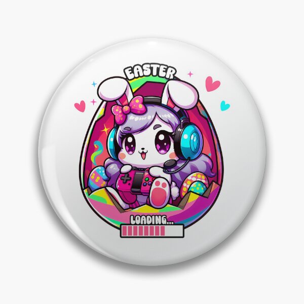 Artikelvorschau, Kaninchen Mädchen Kinder Gamer Lustiges Videospiel Hase Ostertag entworfen und verkauft von JUSTBEELEGANT.