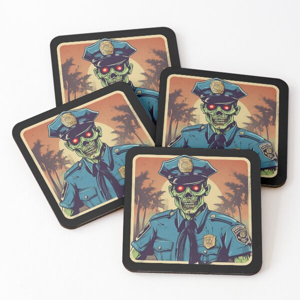Item preview, Zombie police officer  designed and sold by Eolithic.