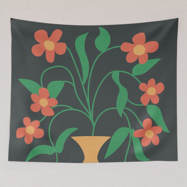 Item preview, Abstract Vase Florals designed and sold by technicolorable_art.