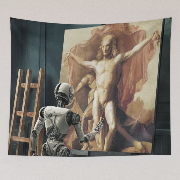 Item preview, The robot imitates Leonardo  designed and sold by KolorowySwiata.