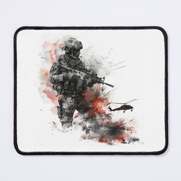 Item preview, "Battle Born: War Soldier T-Shirt Design" designed and sold by sinisamaric1.