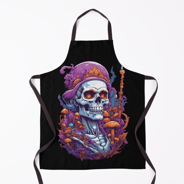 Item preview, Psychedelic Skull Forest Mushrooms Music Festival Art designed and sold by LuminOrb.