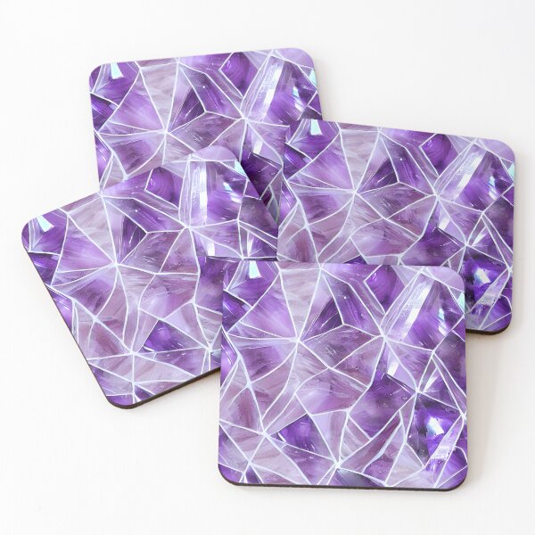 Item preview, Amethyst Geo Seamless Pattern designed and sold by GWTF-Designs.