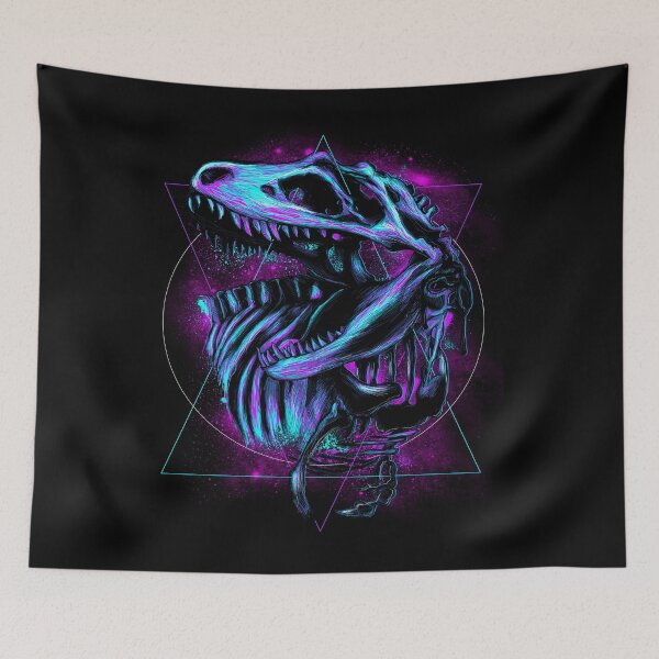 Item preview, Beautiful Funny Cute Dinosaur T rex Dino Galaxy Space Fantasy Art designed and sold by Stephani Analah.
