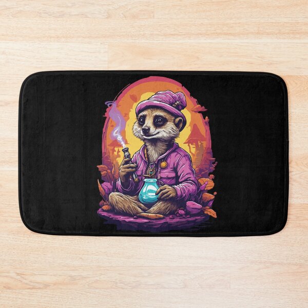 Item preview, Meerkat Psychedelic Art Forest Mushrooms Music designed and sold by LuminOrb.