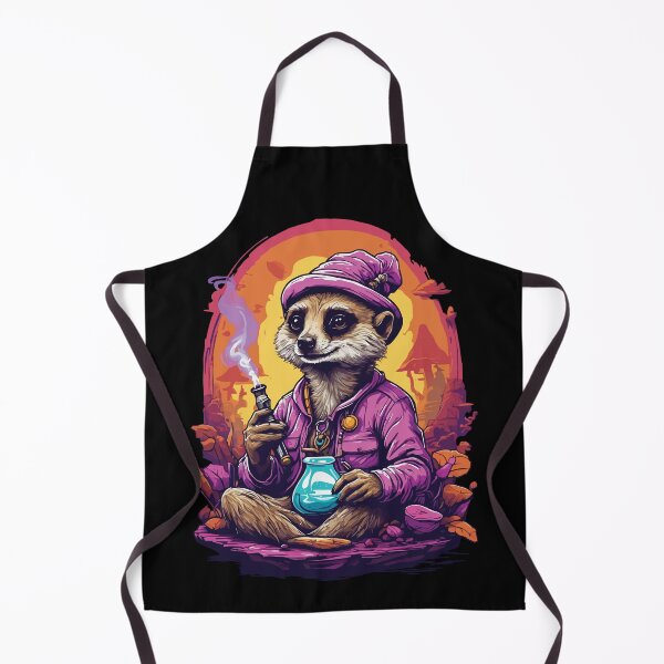 Item preview, Meerkat Psychedelic Art Forest Mushrooms Music designed and sold by LuminOrb.