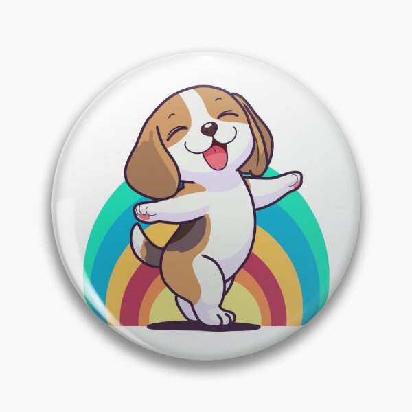 Item preview, Little dog dances cheerfully. designed and sold by atika-atk.