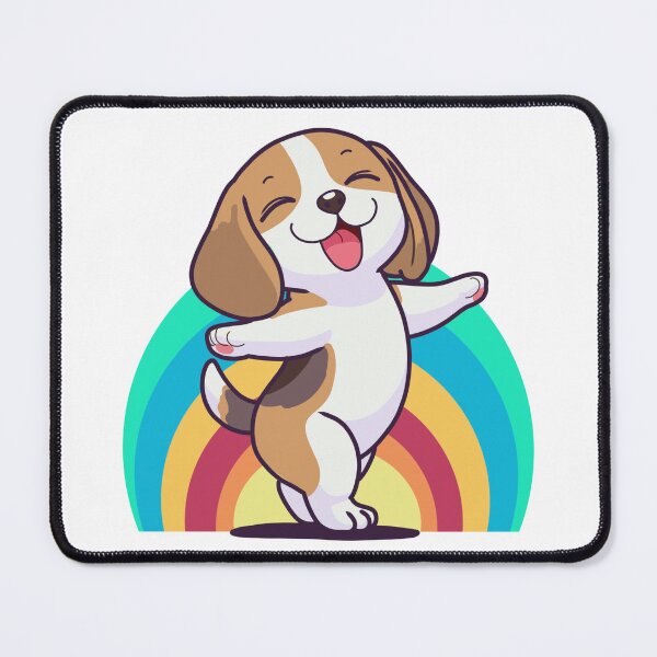 Item preview, Little dog dances cheerfully. designed and sold by atika-atk.