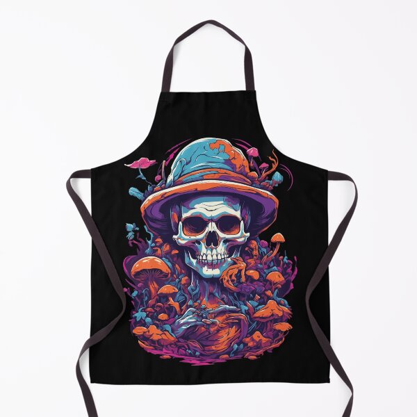 Artikelvorschau, Skull Psychedelic Art Wald Pilze Musik Festival entworfen und verkauft von LuminOrb.