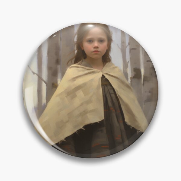 Item preview, Girl walking through birch forest designed and sold by TheartistZander.