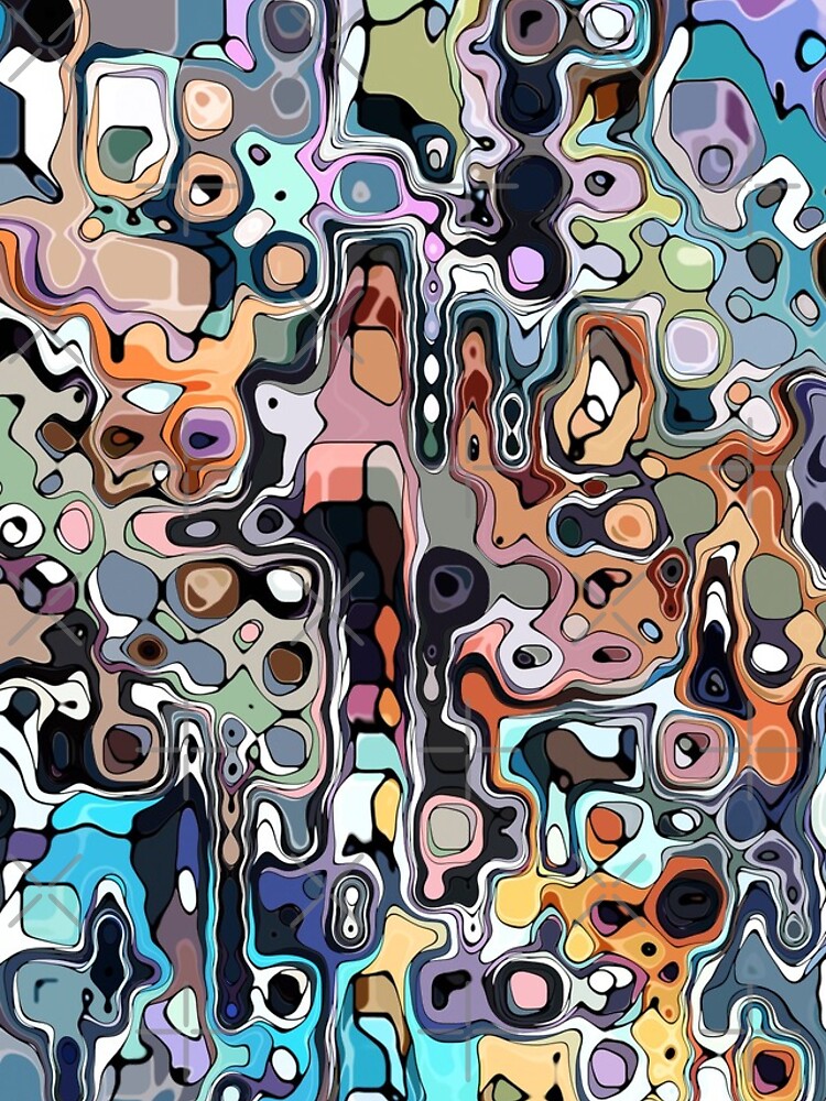 Abstract Digital Doodle 2 by perkinsdesigns