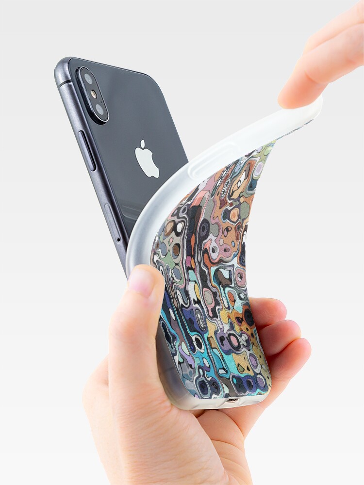 Alternate view of Abstract Digital Doodle 2 iPhone Case & Cover