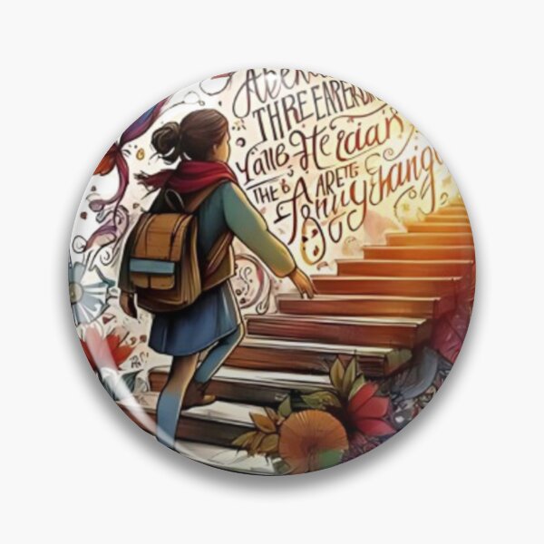 Aperçu de l'œuvre Escalier vers les rêves : le voyage d'une fille créée et vendue par ThreadLore.