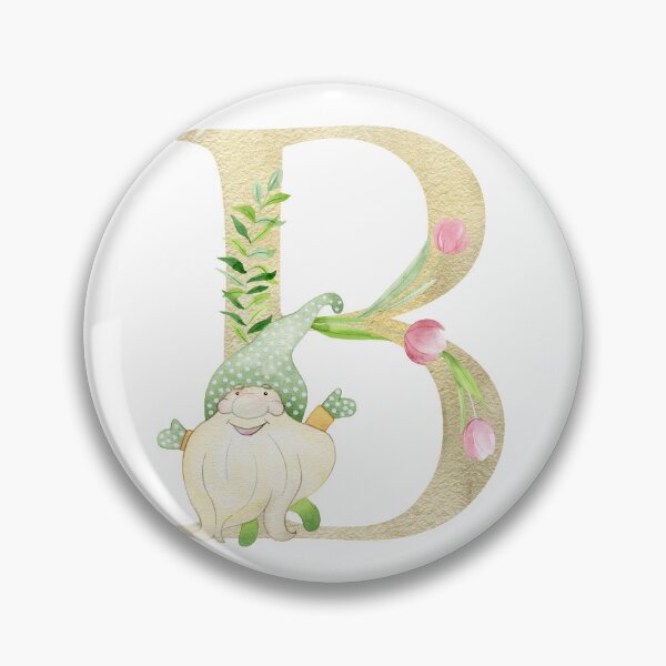Item preview, Watercolor Spring letter B designed and sold by tapilipa.