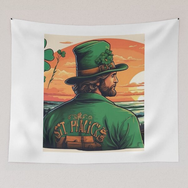 Item preview, St Patricks Day with sunset designed and sold by products4urduke.