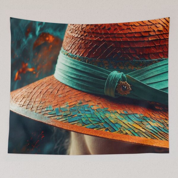 Item preview, A Hat in Gradients of Orange & Green designed and sold by Animepic222.