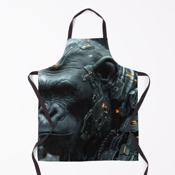 Item preview, Cybernetic Gorilla Portrait designed and sold by Asymoney.