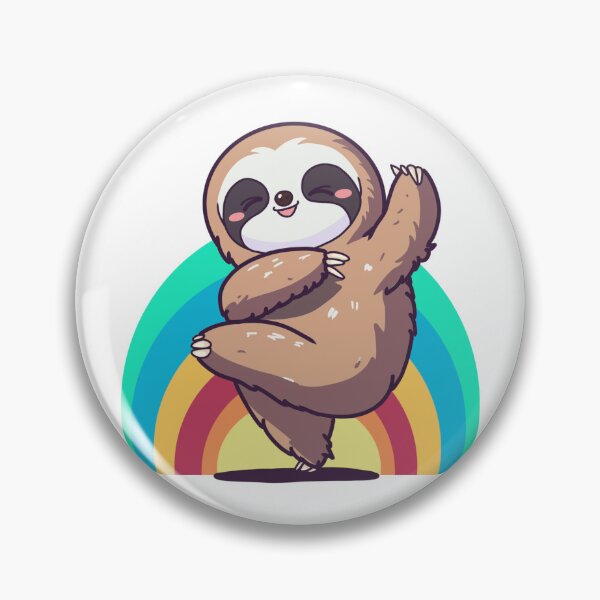 Item preview, Little sloth dances cheerfully. designed and sold by atika-atk.