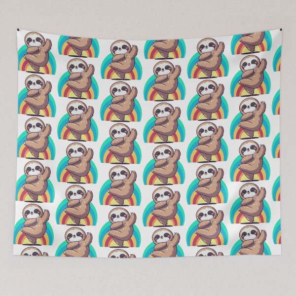 Item preview, Little sloth dances cheerfully. designed and sold by atika-atk.