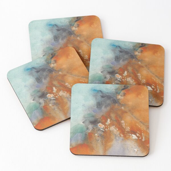 Item preview, abstract watercolor landscape art designed and sold by cappuccettonero.
