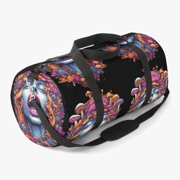 Item preview, Wierdcore Vibrant Colors Psychedelic Forest Mushrooms designed and sold by LuminOrb.