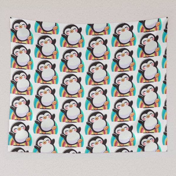 Item preview, Little penquin dances cheerfully. designed and sold by atika-atk.