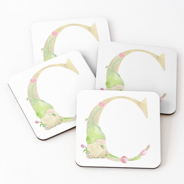 Item preview, Watercolor Spring letter C designed and sold by tapilipa.