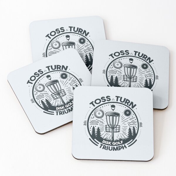 Item preview, Frisbee Disk Golf - Toss Turn Triumph Quote designed and sold by Daqomm.