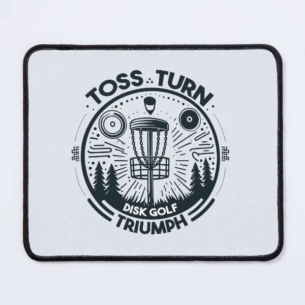 Item preview, Frisbee Disk Golf - Toss Turn Triumph Quote designed and sold by Daqomm.
