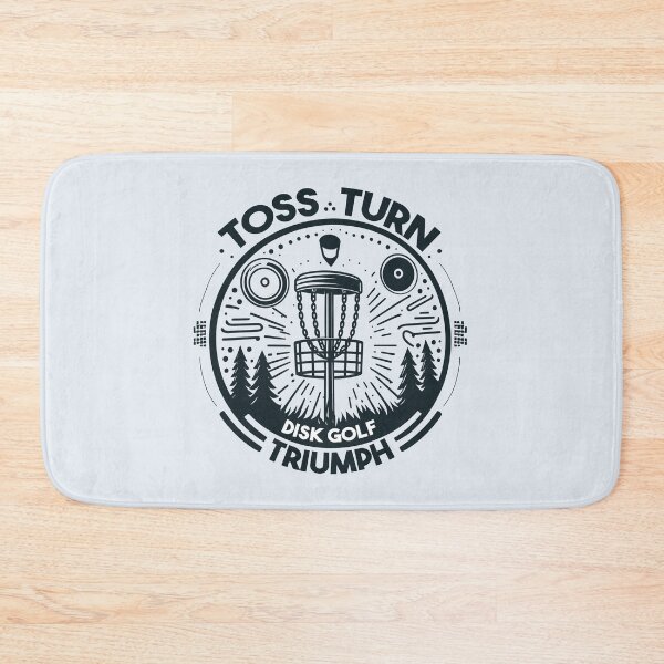 Item preview, Frisbee Disk Golf - Toss Turn Triumph Quote designed and sold by Daqomm.