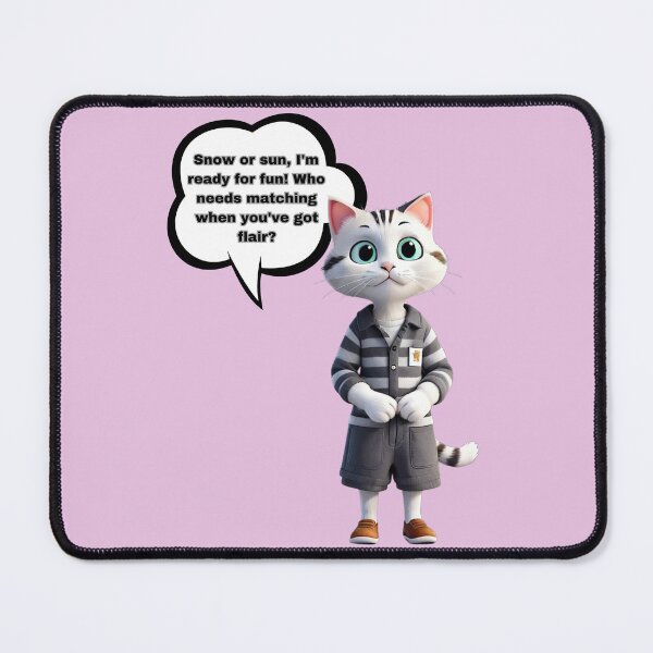 Item preview, Feline Fashionista: Snow or Sun, Style is Always On! designed and sold by RvinJo8.