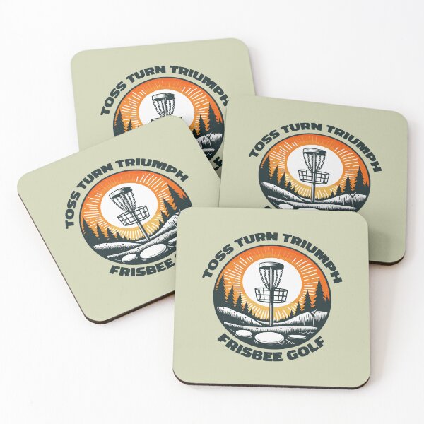Item preview, Sunset Frisbee Disk Golf - Toss Turn Triumph designed and sold by Daqomm.