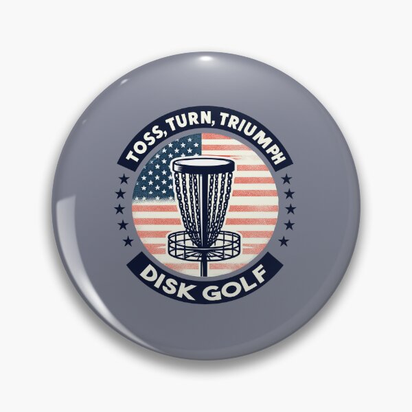 Artikelvorschau, USA Frisbee Disk Golf – Toss Turn Triumph entworfen und verkauft von Daqomm.