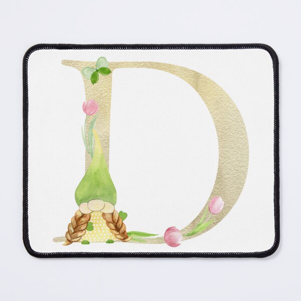 Item preview, Watercolor Spring letter D designed and sold by tapilipa.