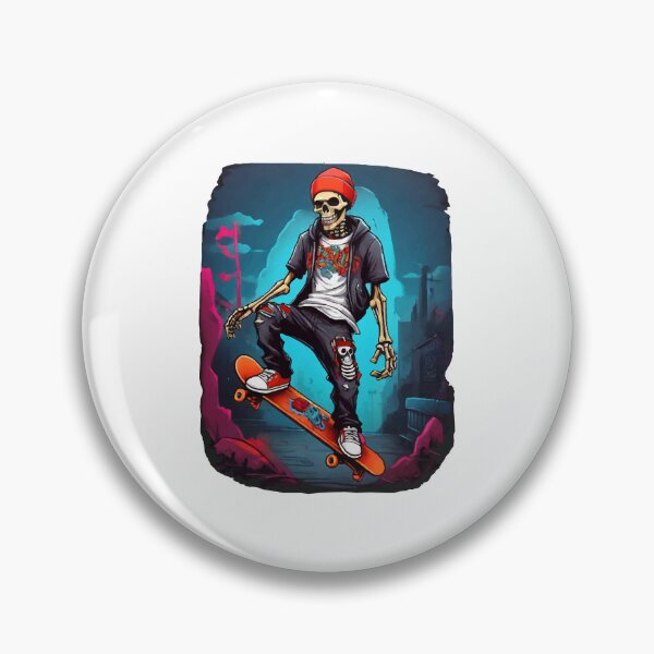 Item preview, Skateboarding Skeleton designed and sold by HandicraftArt.