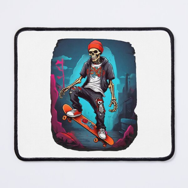 Item preview, Skateboarding Skeleton designed and sold by HandicraftArt.