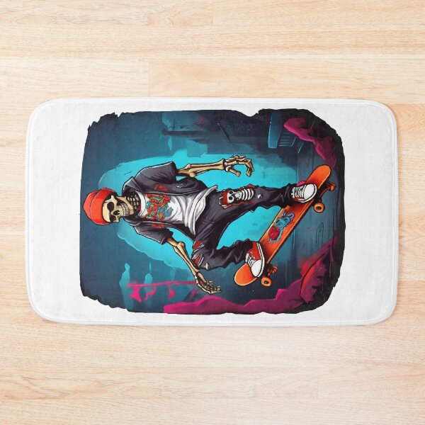 Item preview, Skateboarding Skeleton designed and sold by HandicraftArt.