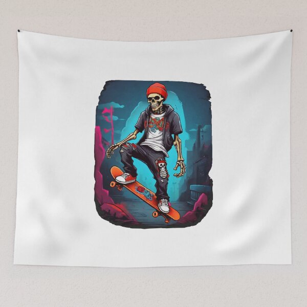 Item preview, Skateboarding Skeleton designed and sold by HandicraftArt.