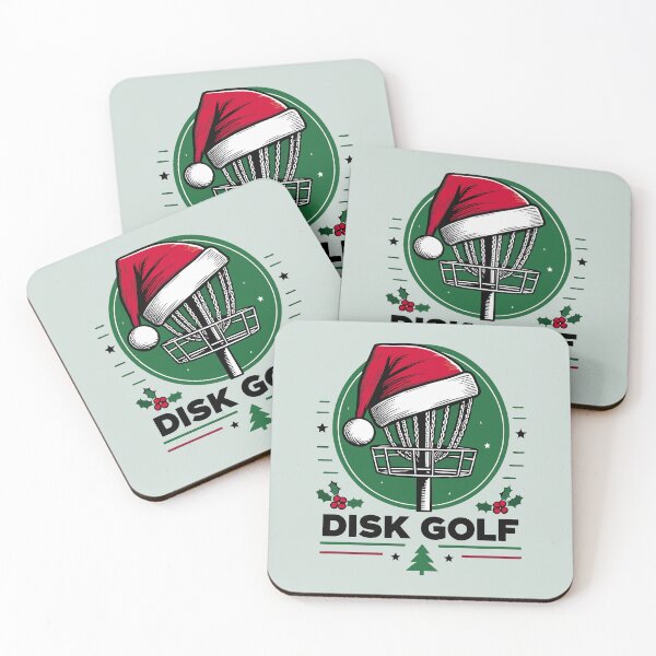 Item preview, Christmas Frisbee Disk Golf Basket With Santa Hat designed and sold by Daqomm.
