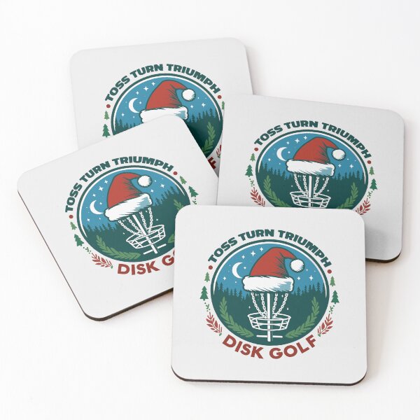 Item preview, Xmas Frisbee Disk Golf Basket With Santa Hat designed and sold by Daqomm.