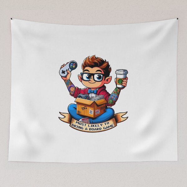 Item preview, Most likely to bring a board game geek designed and sold by Anbe_design.