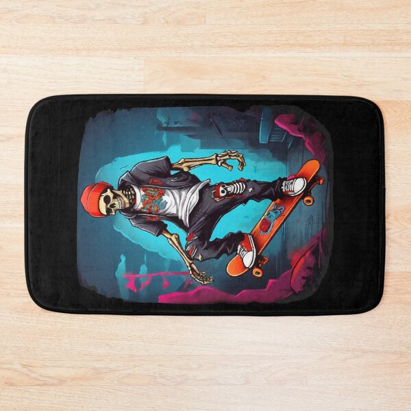 Item preview, Skateboarding Skeleton designed and sold by HandicraftArt.