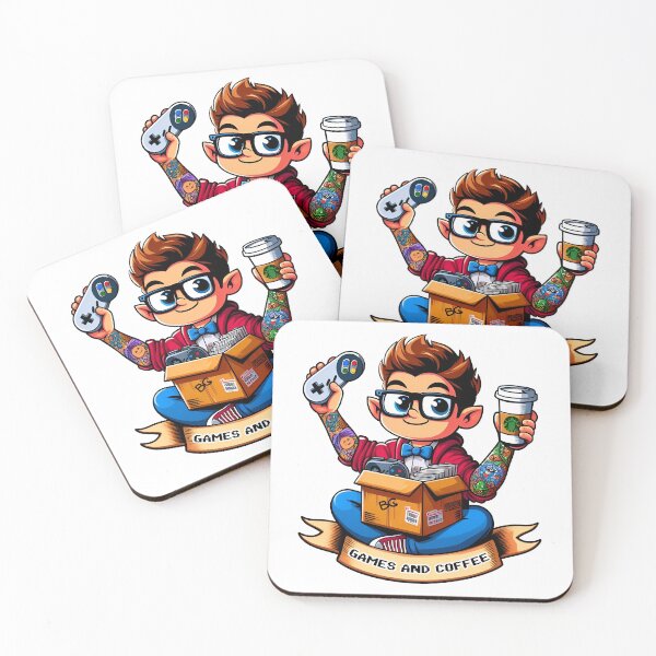 Item preview, Games and coffee geek designed and sold by AngelinaBezm.